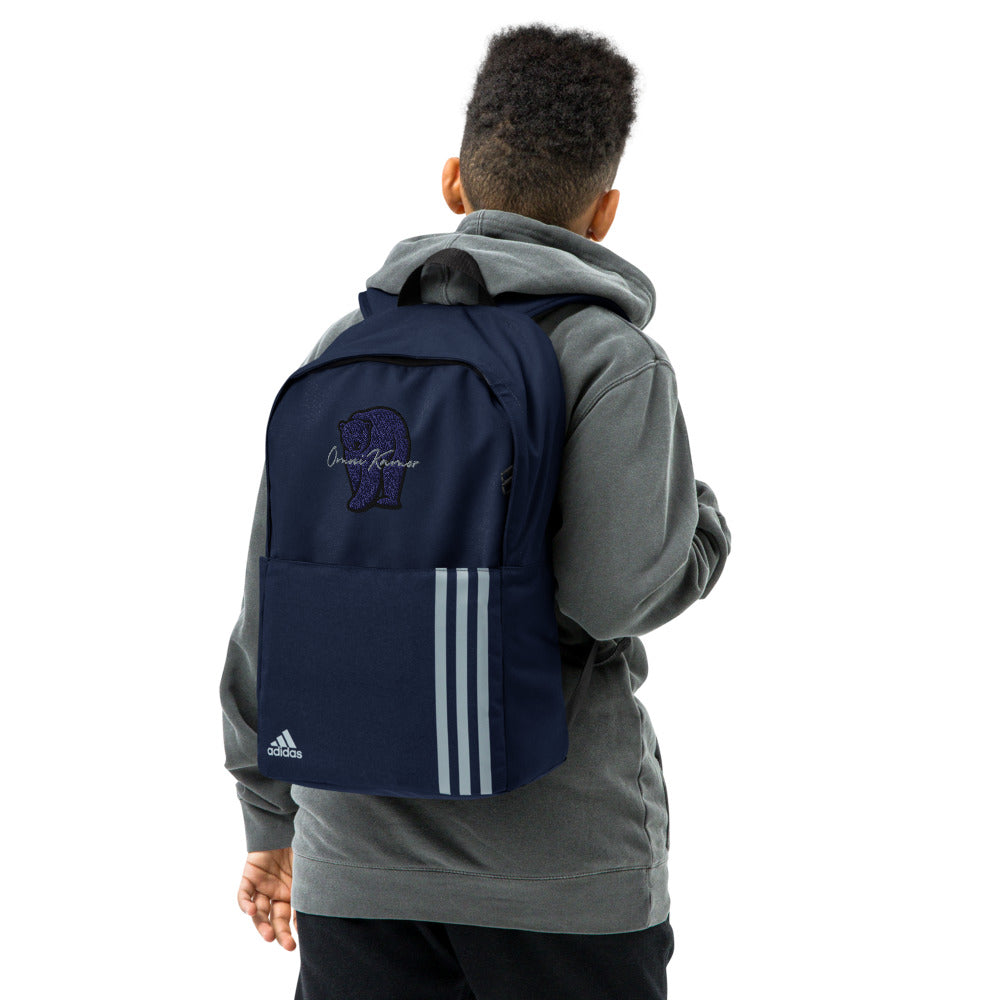 Embroidered Signature Polar Bear Adidas Backpack