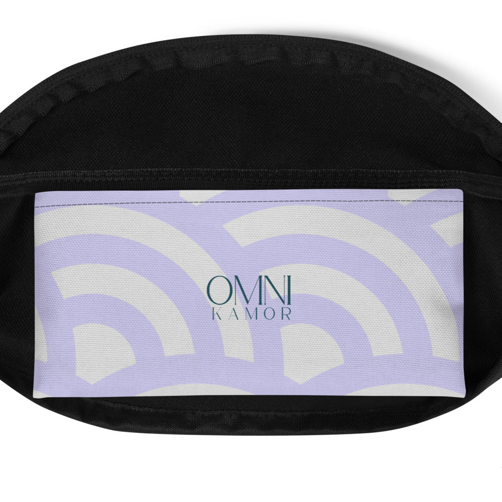 Signature Blue Flower Fanny Pack