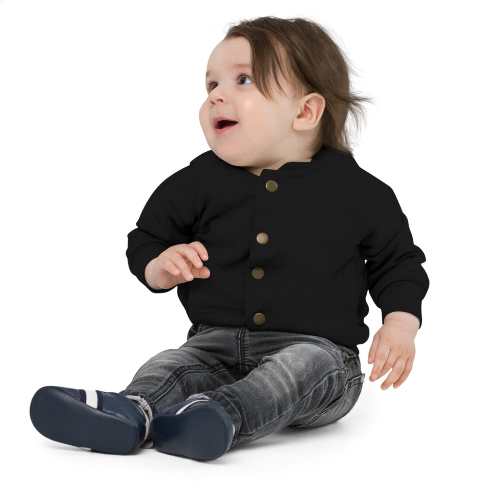 Embroidered Flower Signature Organic Baby Sweater