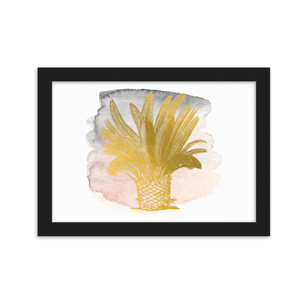 "Thankful for the Little Things" Framed Matte Paper Poster F