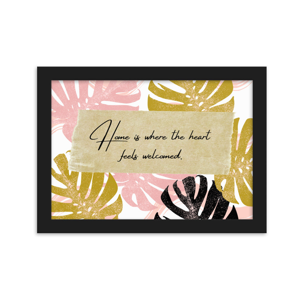 "Thankful for the Little Things" Framed Matte Paper Poster G