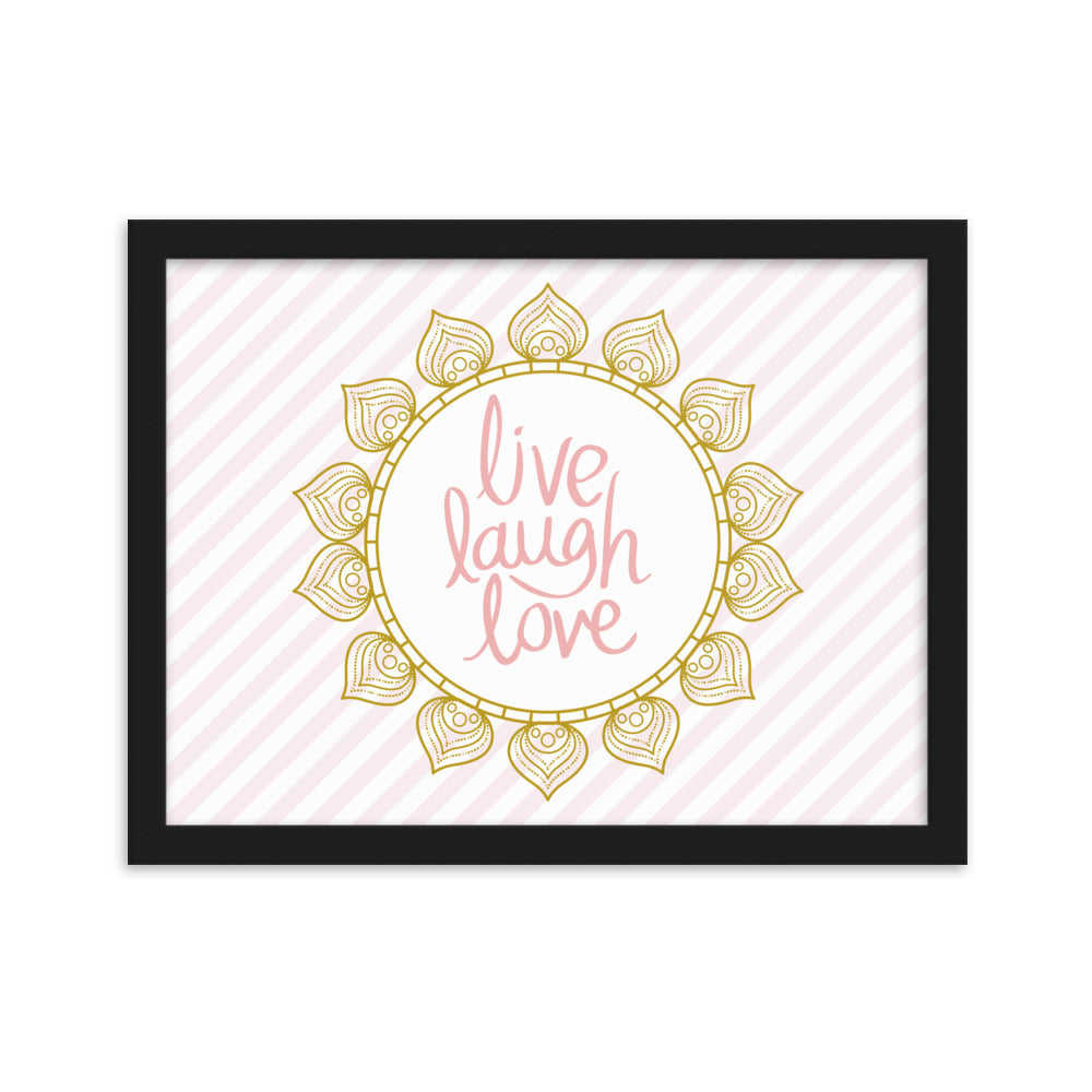 "Thankful for the Little Things" Framed Matte Paper Poster C