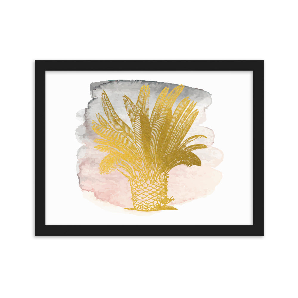 "Thankful for the Little Things" Framed Matte Paper Poster F