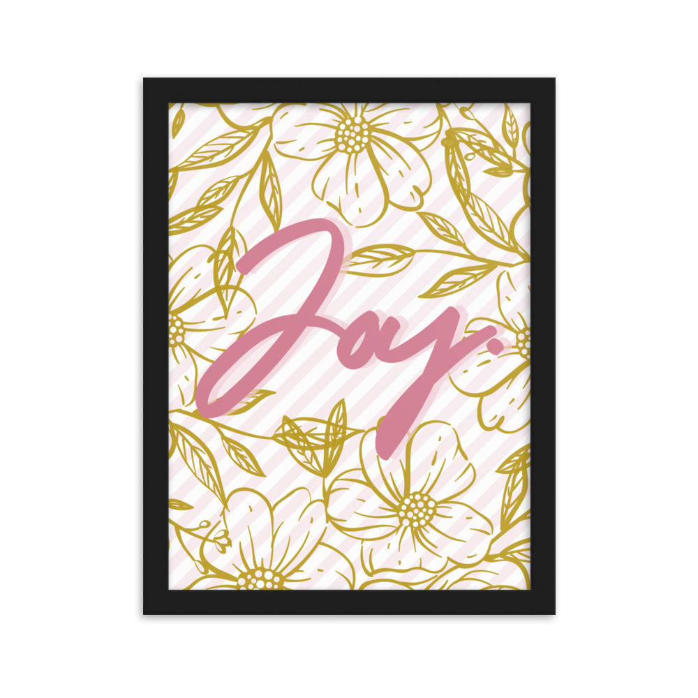 "Thankful for the Little Things" Framed Matte Paper Poster H