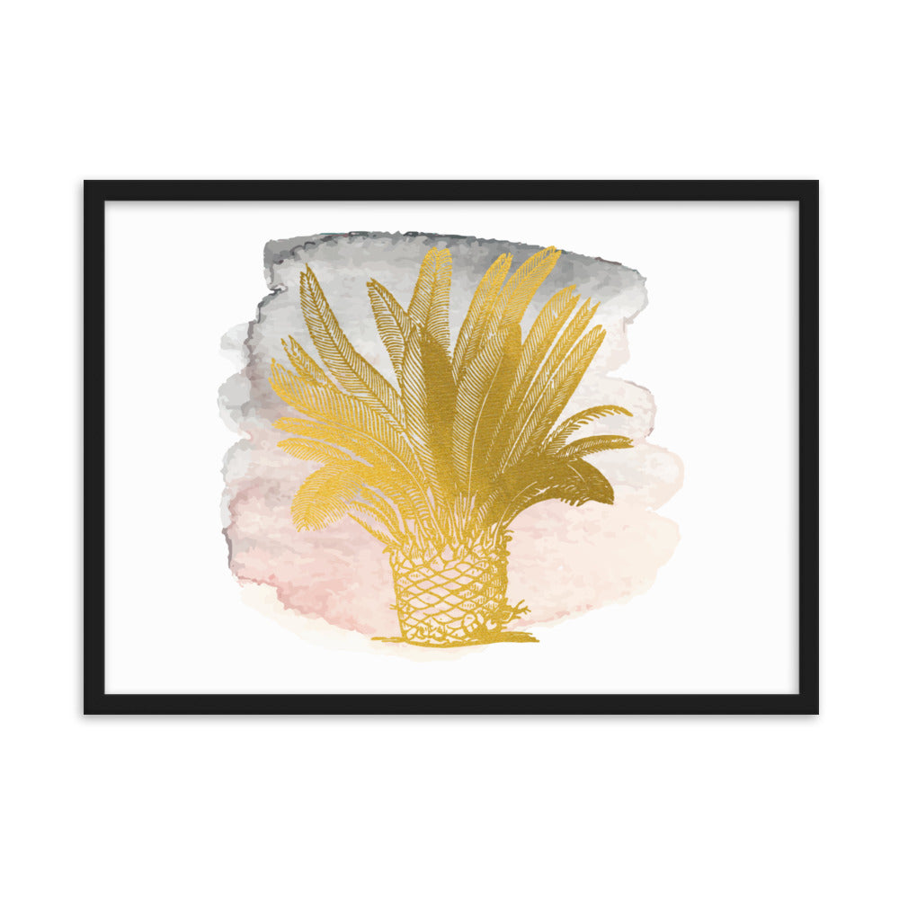 "Thankful for the Little Things" Framed Matte Paper Poster F