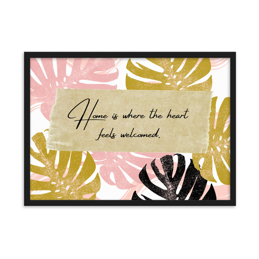 "Thankful for the Little Things" Framed Matte Paper Poster G