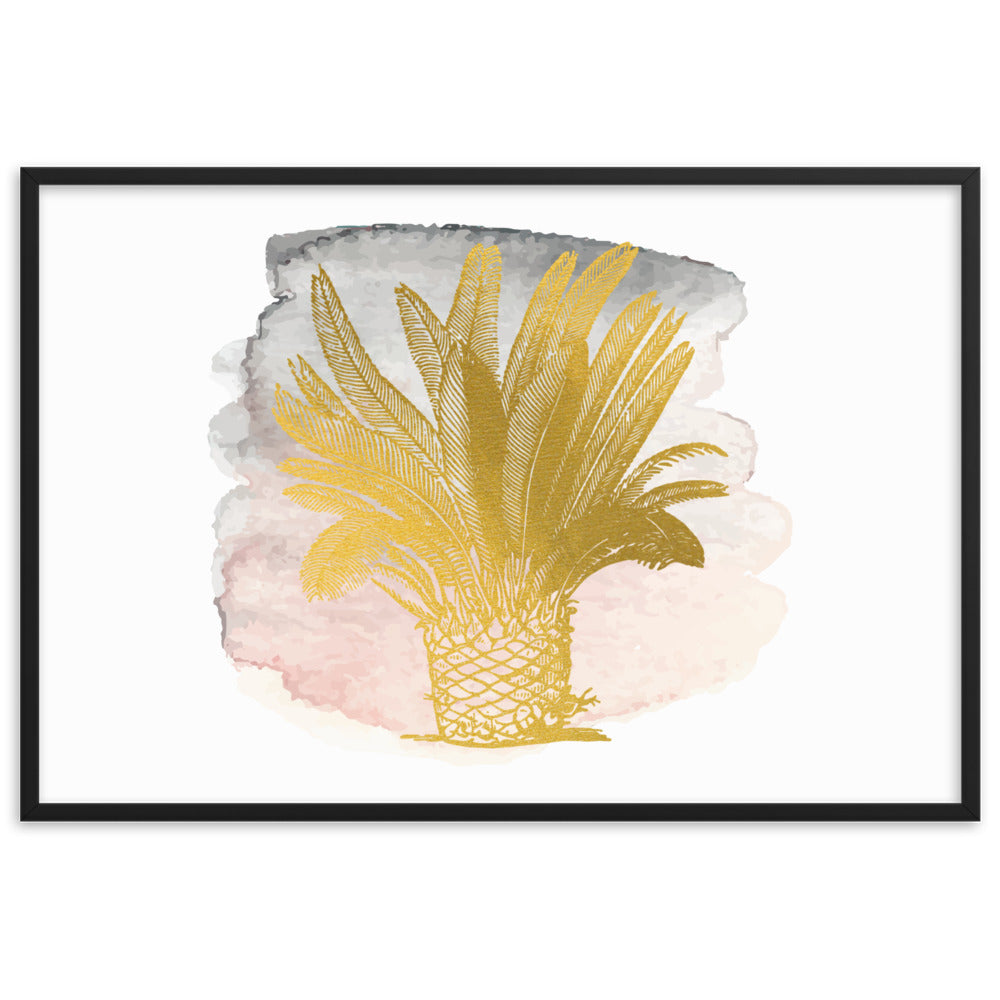 "Thankful for the Little Things" Framed Matte Paper Poster F