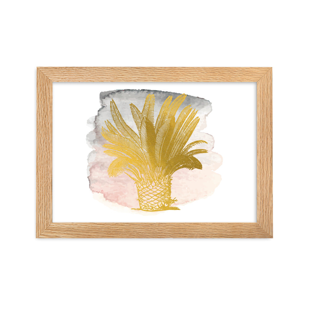 "Thankful for the Little Things" Framed Matte Paper Poster F