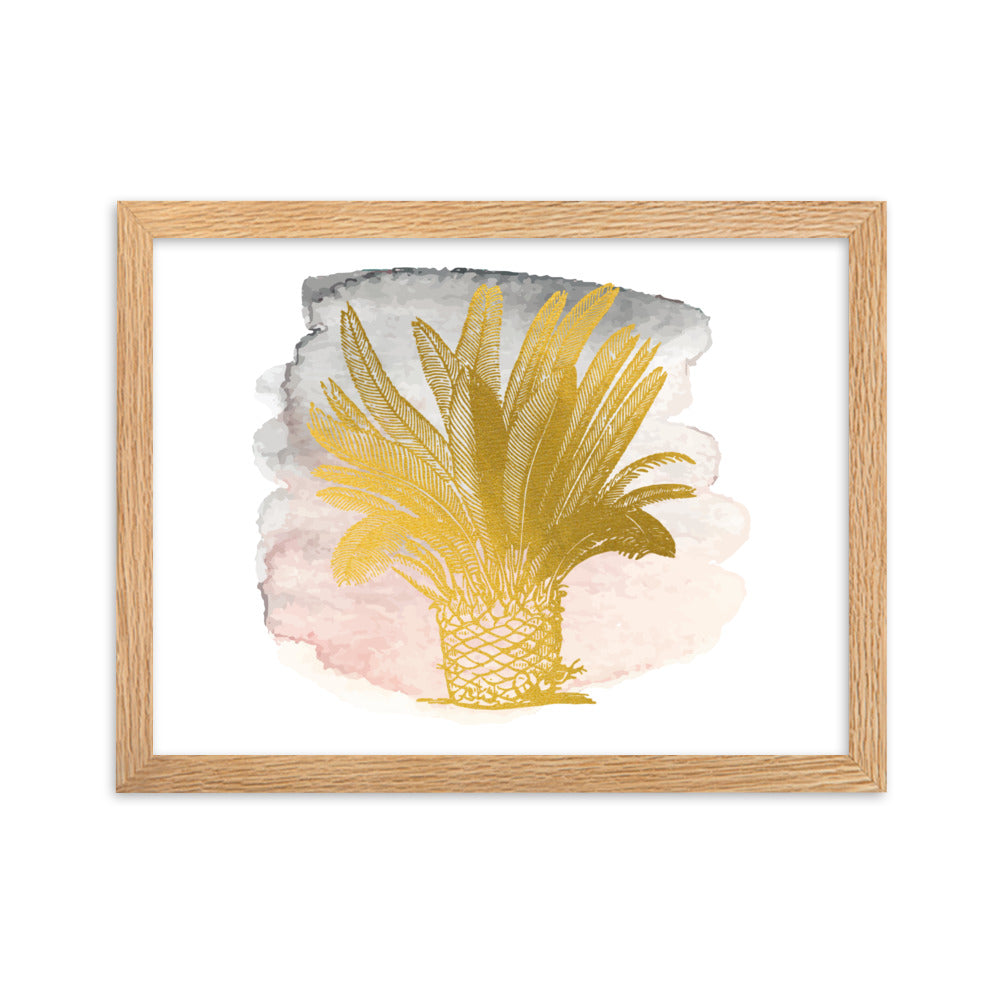 "Thankful for the Little Things" Framed Matte Paper Poster F