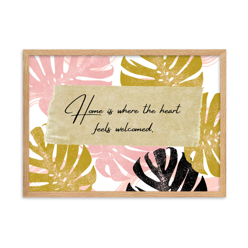 "Thankful for the Little Things" Framed Matte Paper Poster G