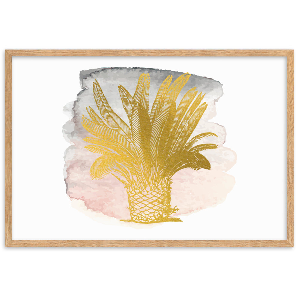 "Thankful for the Little Things" Framed Matte Paper Poster F