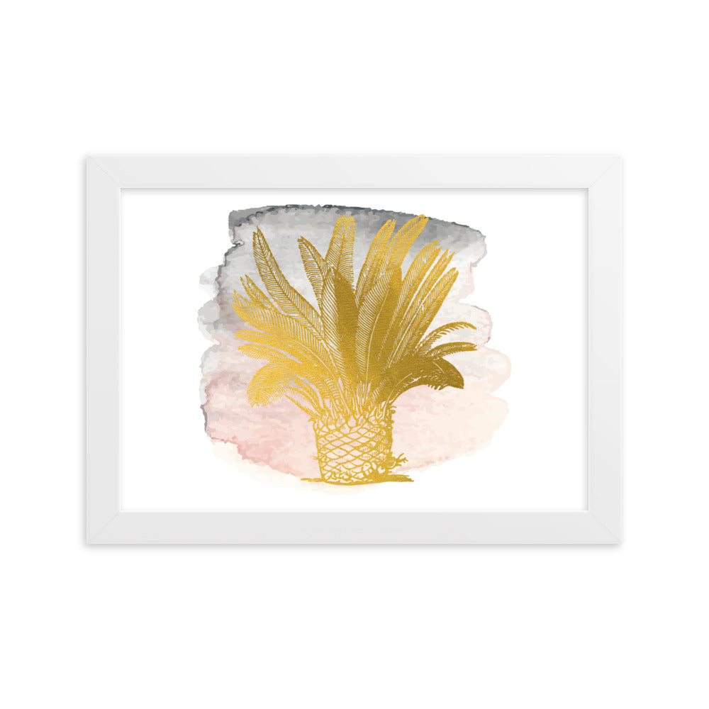 "Thankful for the Little Things" Framed Matte Paper Poster F