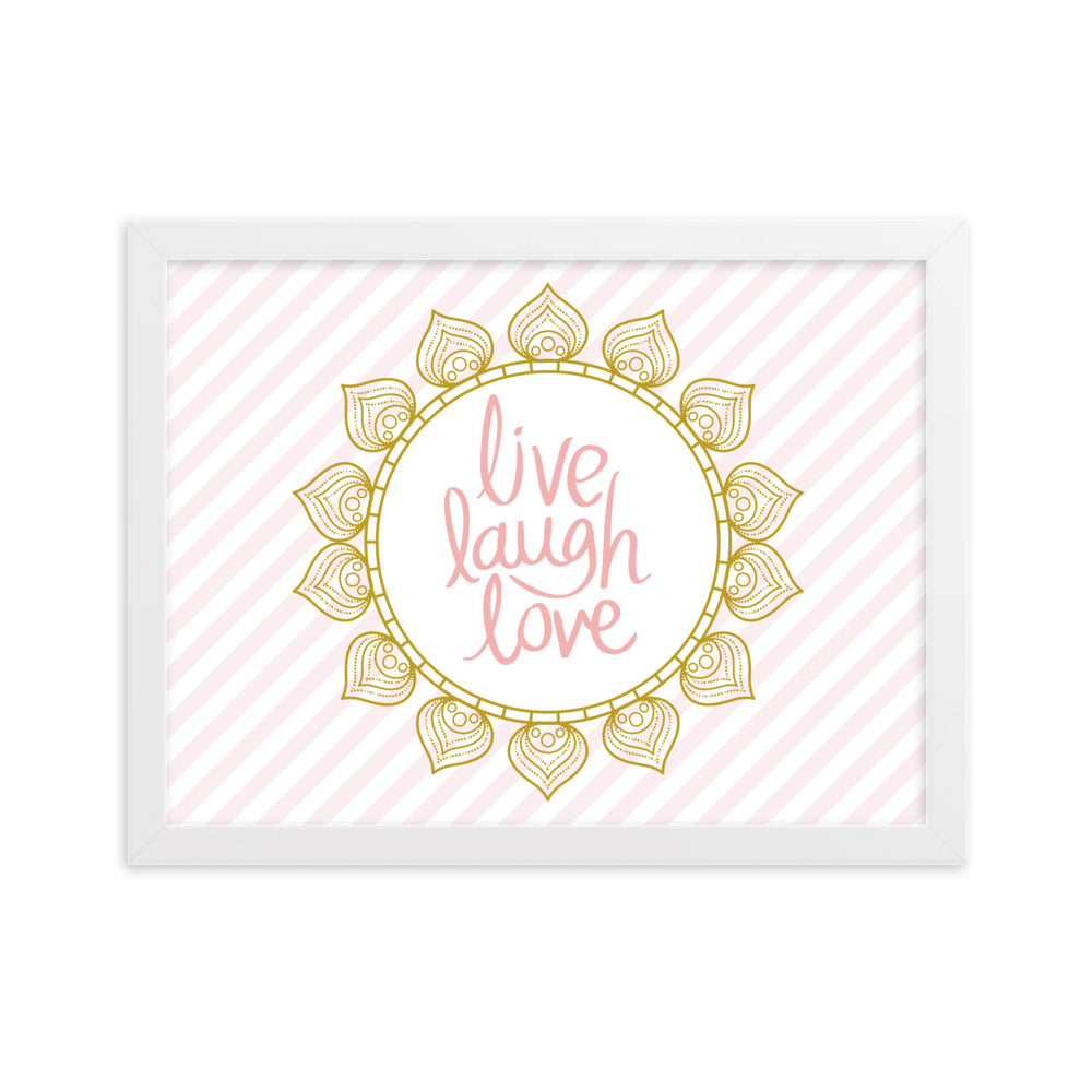 "Thankful for the Little Things" Framed Matte Paper Poster C