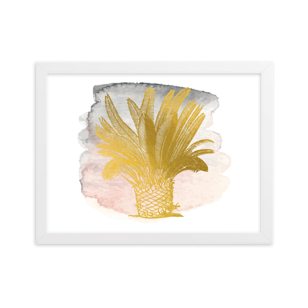 "Thankful for the Little Things" Framed Matte Paper Poster F