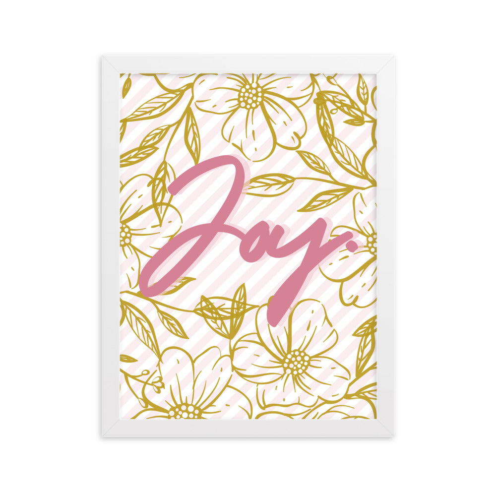"Thankful for the Little Things" Framed Matte Paper Poster H