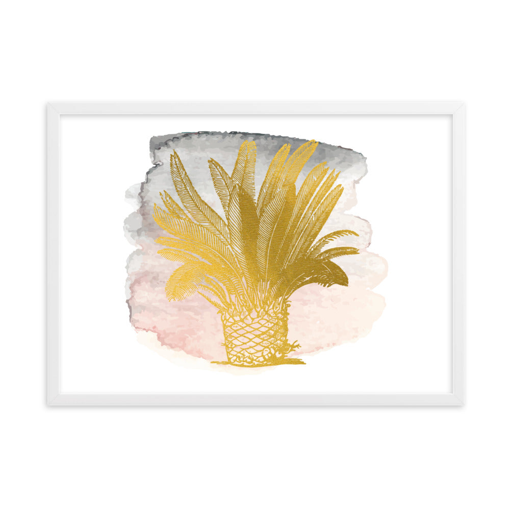 "Thankful for the Little Things" Framed Matte Paper Poster F
