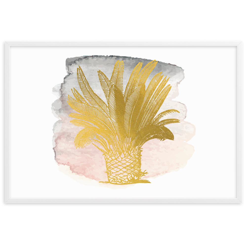 "Thankful for the Little Things" Framed Matte Paper Poster F