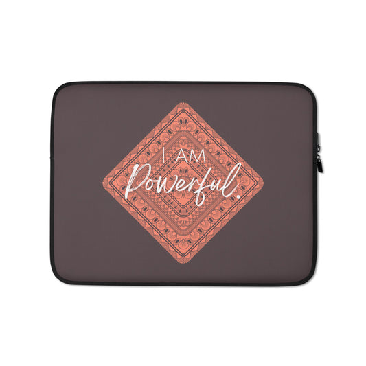 "I Am Powerful" Laptop Sleeve