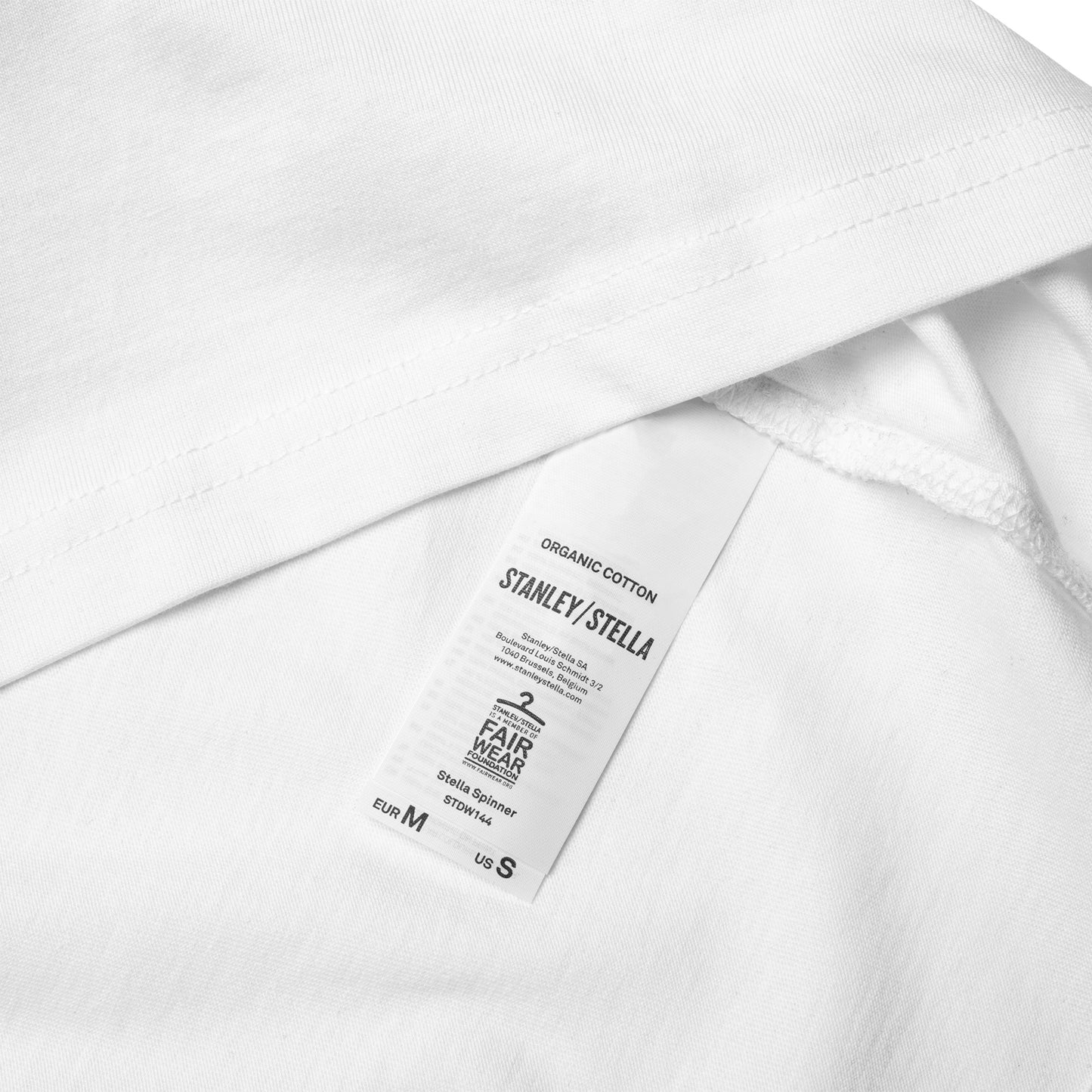Organic Cotton Signature Peach Flower T-Shirt Dress White