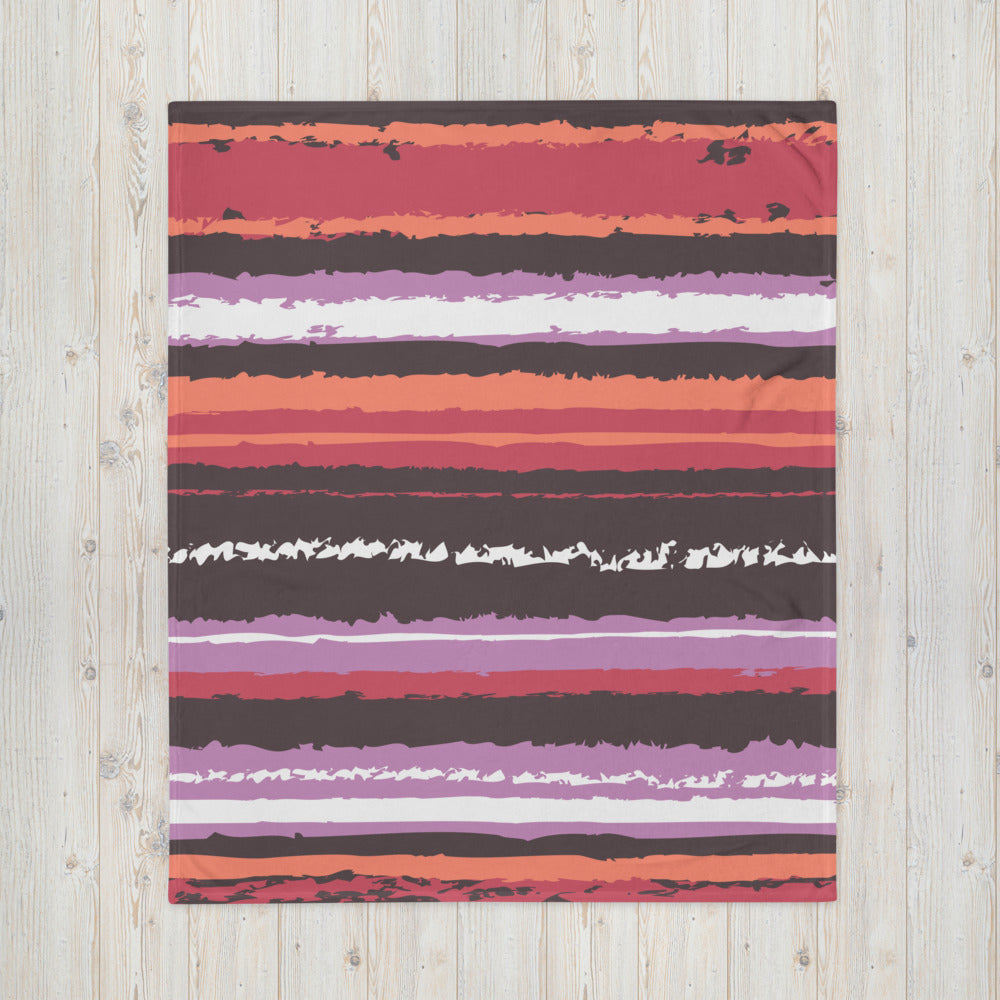 "Love is Life" Throw Blanket B