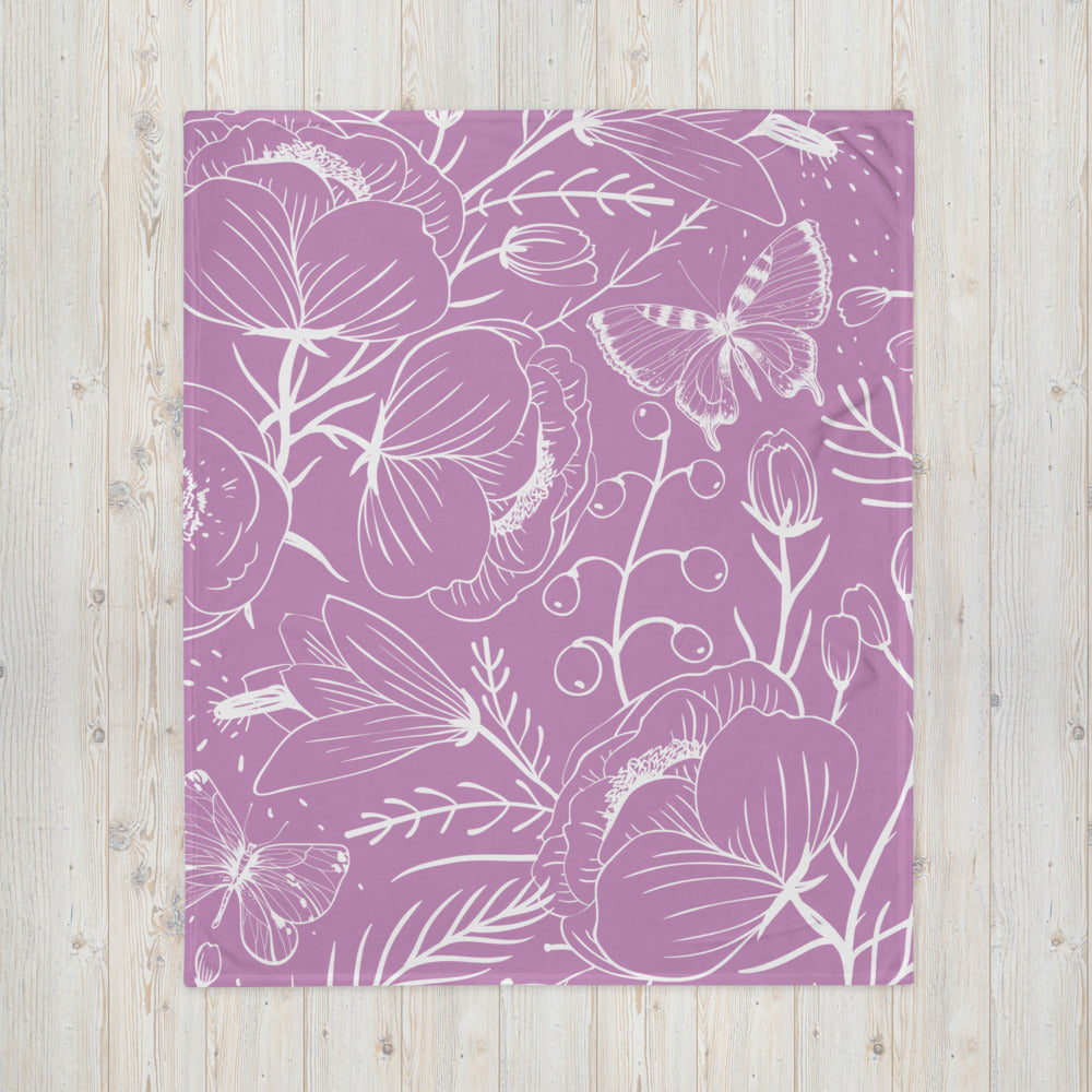 "Love is Life" Throw Blanket K