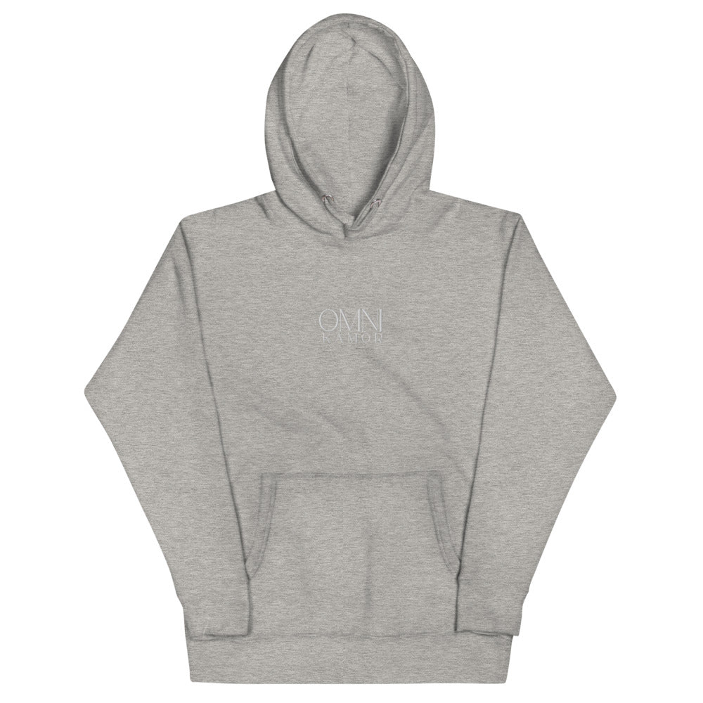 Stacked Logo Unisex Hoodie, Bright Colors