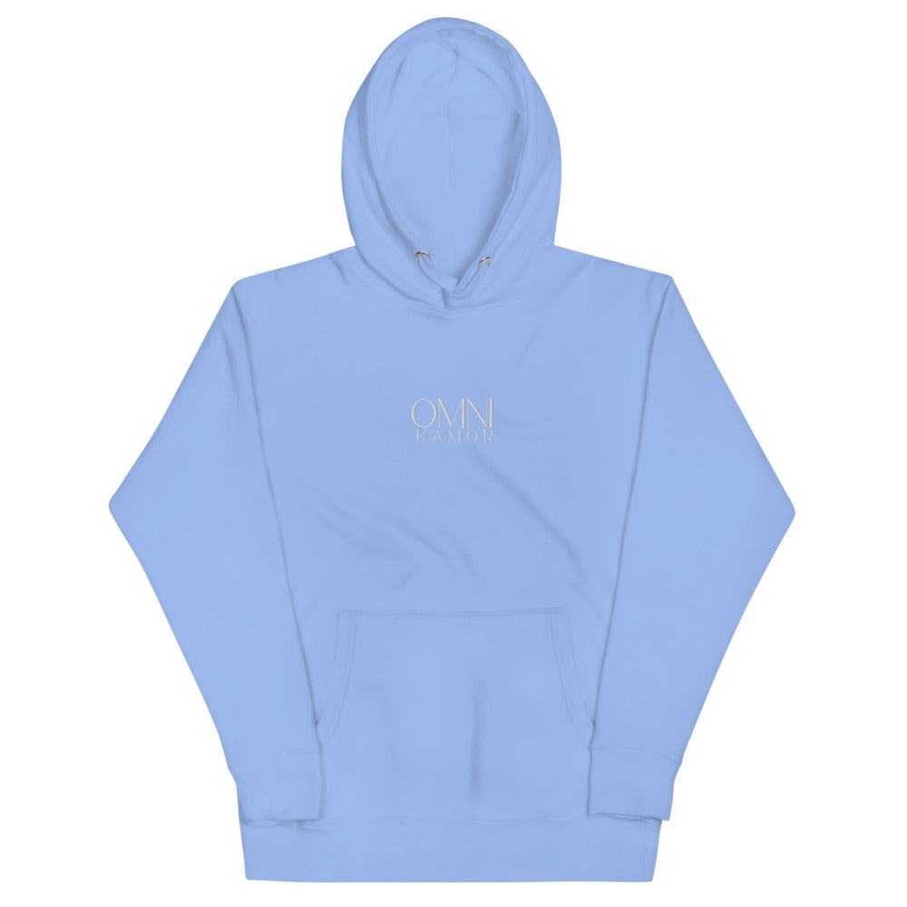 Stacked Logo Unisex Hoodie, Bright Colors
