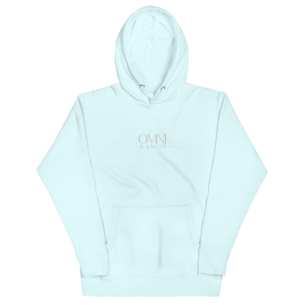 Stacked Logo Unisex Hoodie, Bright Colors