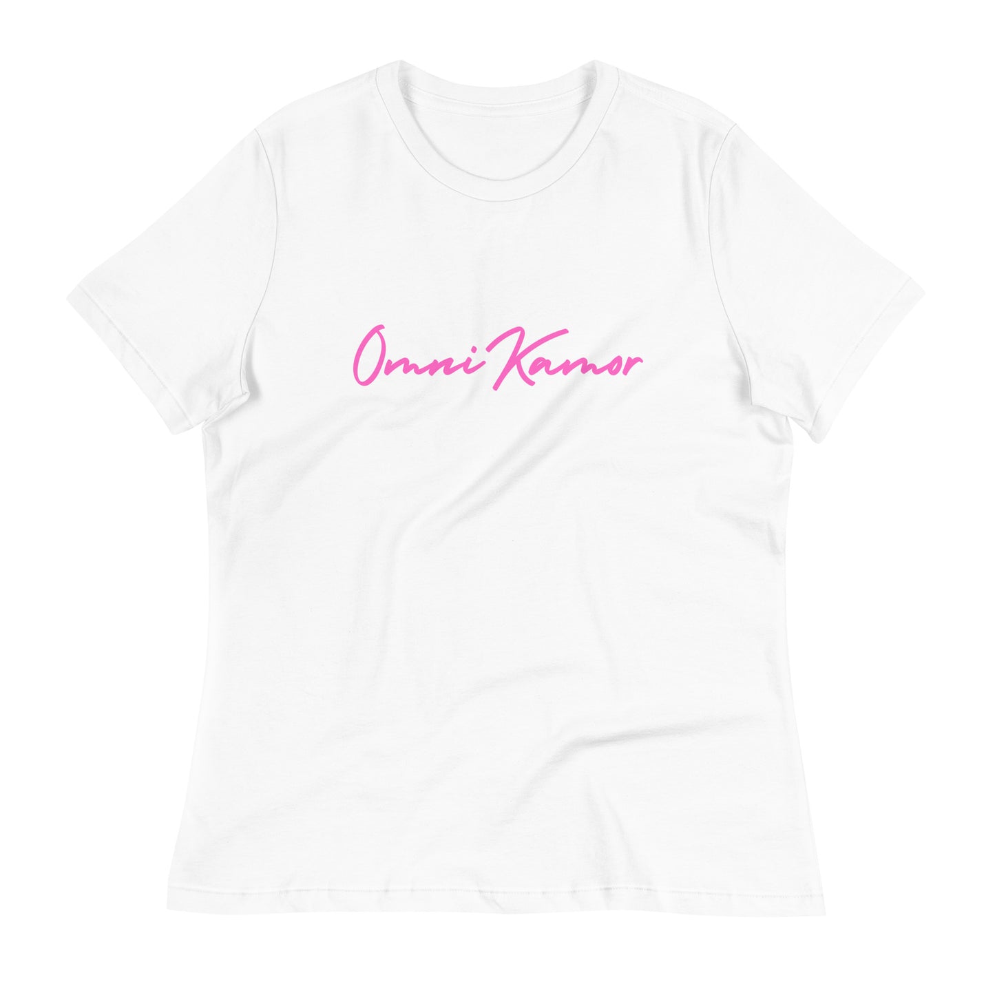 Women's Pink Signature Relaxed T-Shirt Bright Colors