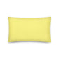 "Yellow Sketch Art" Decorative Pillow C