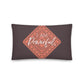 "Love is Life" Basic Pillow F