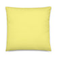 "Yellow Sketch Art" Decorative Pillow C