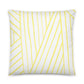 "Yellow Sketch Art" Decorative Pillow A