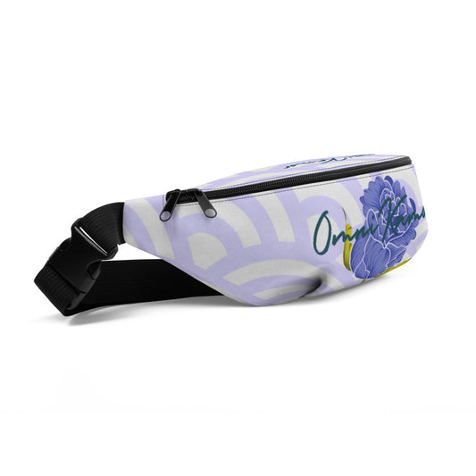 Signature Blue Flower Fanny Pack