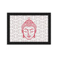 Rose Buddha Framed Matte Paper Poster