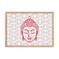 Rose Buddha Framed Matte Paper Poster