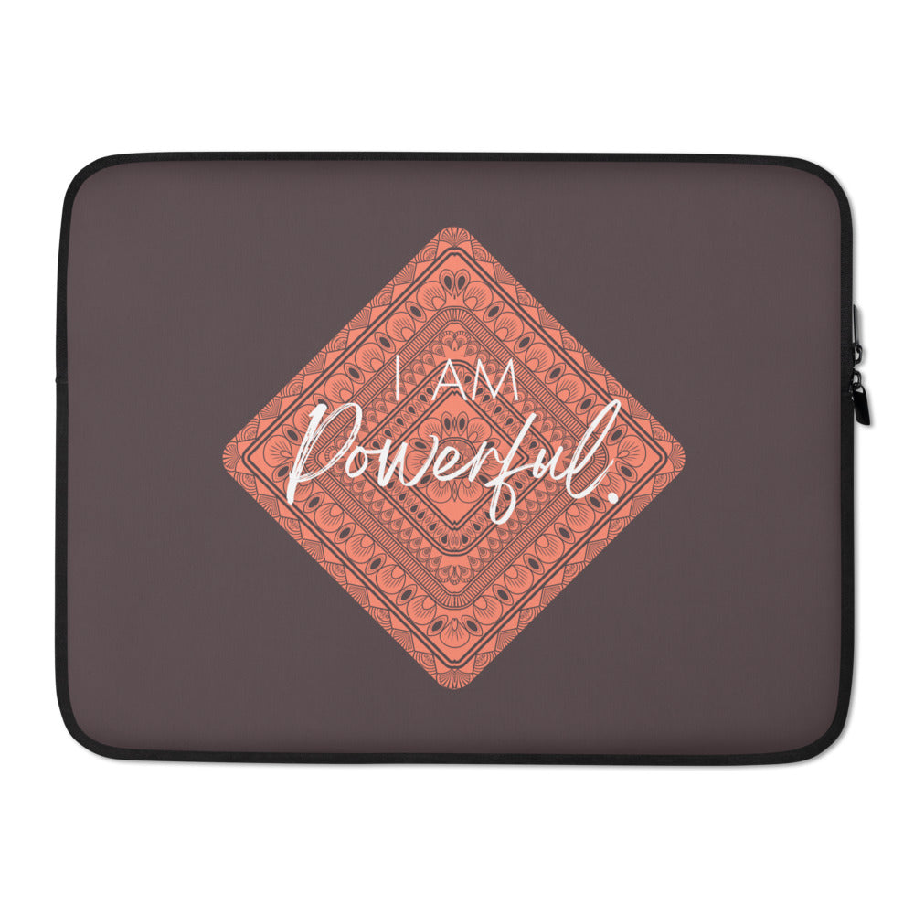 "I Am Powerful" Laptop Sleeve