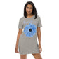 Organic Cotton Signature Blue Flower T-Shirt Dress