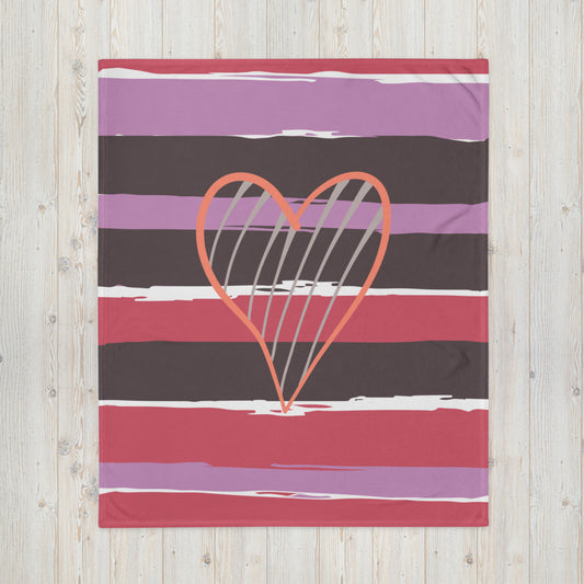 "Love is Life" Throw Blanket O