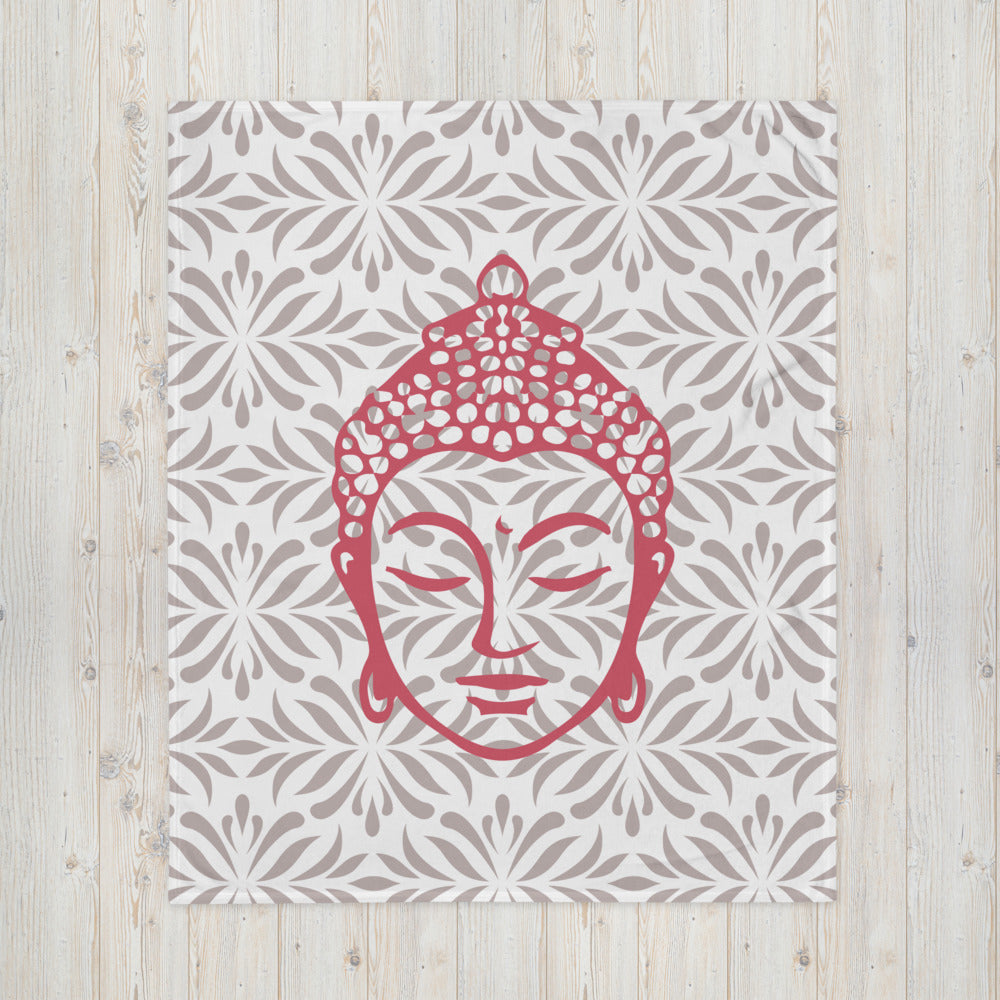 "Love is Life" Buddha Throw Blanket