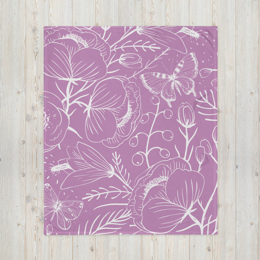 "Love is Life" Throw Blanket K