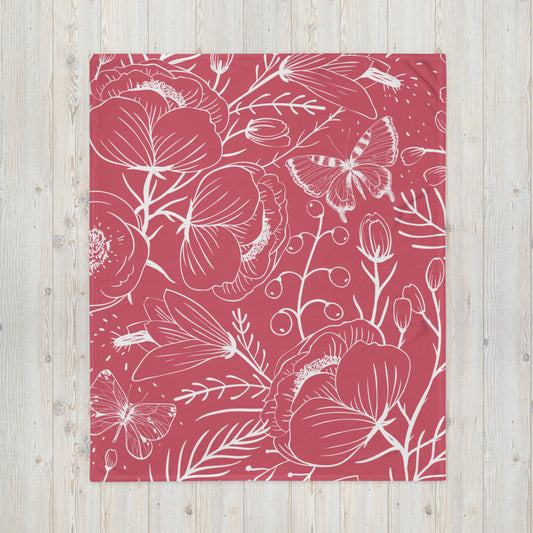 "Love is Life" Throw Blanket L