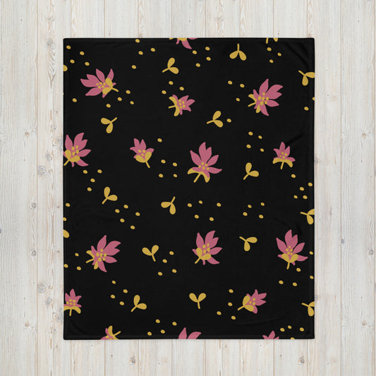 "Thankful for the Little Things" Throw Blanket B