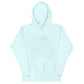 Stacked Logo Unisex Hoodie, Bright Colors