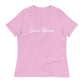 Women's White Signature Relaxed T-Shirt Bright Colors