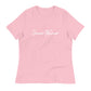 Women's White Signature Relaxed T-Shirt Bright Colors